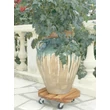 190077 FLORA ROLL LASURÉ keményfa virágalátét világosbarna O40cm