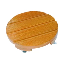 190075 FLORA ROLL LASURÉ keményfa virágalátét világosbarna O 30 cm