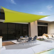 2012357 SUNNET KIT POLYESTER ¦ napvitorla  165 g/m2,4 x 1,5 m kötél zöld 3,6 x 3