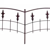 170060 ROYAL BORDER fém ágyásszegély barna  0.4 x 1 mláb: 10 cm