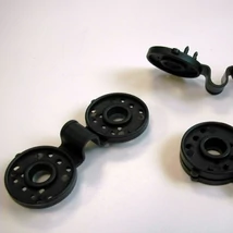 147136 FIXATEX szögletes rögzítő kapocs árnyékoló hálóhoz fekete O 4 cm