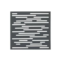 2019487 NAUTIC dekoratív PP panel antracit 1 x 1 m