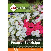 Z Virágmag Petúnia Alacsony sokvirágú színkeverék 0,1g
