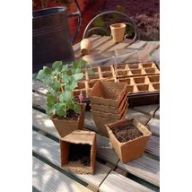 2020757 GROWING POTS tőzegcserép  természetes 6 x 6 cm