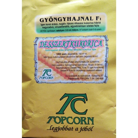 Kukorica zacskós Gyöngyhajnal 1000sz/cs