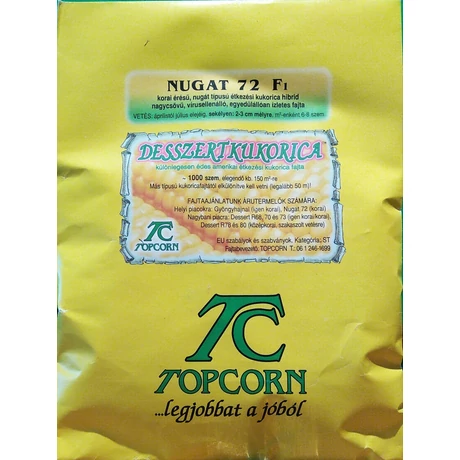 Kukorica zacskós Nugat 72 1000sz/cs