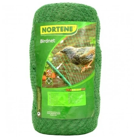 121002 BIRDNET HDPE extrudált madárháló, rombusz szemes zöld 4 x 10 m