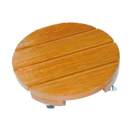 190075 FLORA ROLL LASURÉ keményfa virágalátét világosbarna O 30 cm