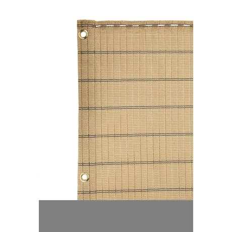 2007121 HAVANA szőtt árnyékoló fém fűzőlyukakkal homok 1,5 x 5 m