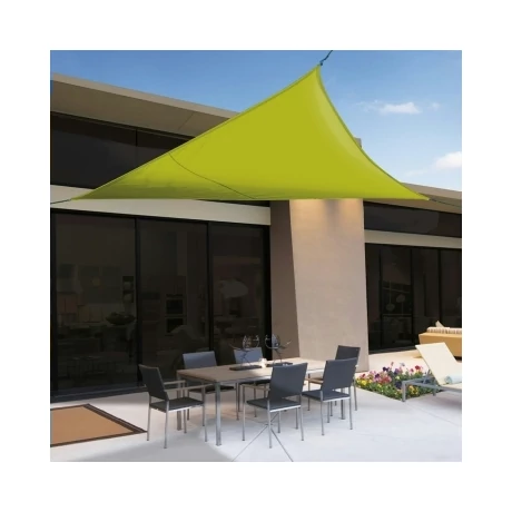 2012352 SUNNET KIT POLYESTER ? napvitorla  165 g/m2,3 x 1,5 m kötél zöld 3,6 x 3