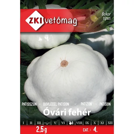 Z Patiszon Óvári fehér 2,5g