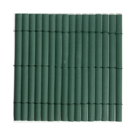 2012167 PLASTICANE félovális profilú műanyag nád zöld 1,5 x 3 m