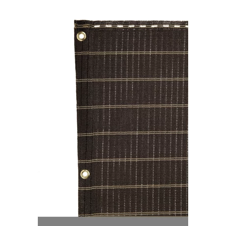 2007120 HAVANA szőtt árnyékoló fém fűzőlyukakkal  180 g/m2 barna 1,5 x 5 m