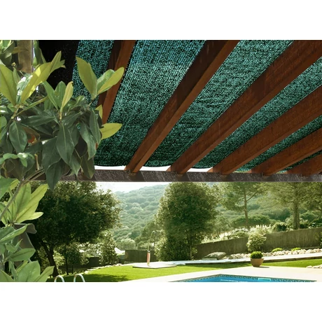 174044 SUN-NET  70% szőtt árnyékoló háló zöld 4 x 5 m