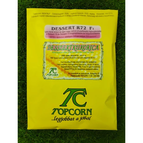 Kukorica zacskós Dessert R72 1000sz/cs