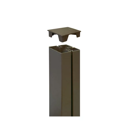 2013906 TAP ALUPOST PP oszlopkupak barna 6 x 6 x 2,1 cm