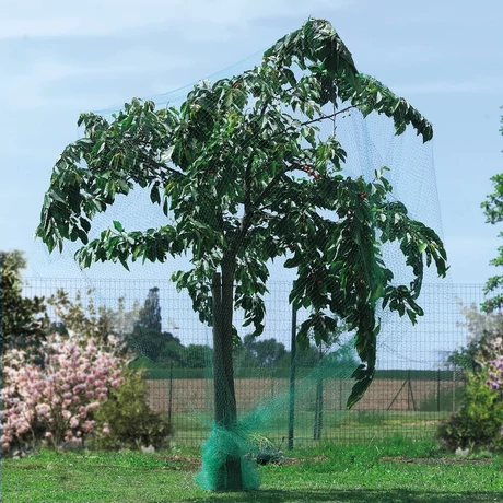 121401 BIRDNET HDPE extrudált madárháló, rombusz szemes zöld 4 x 100 m