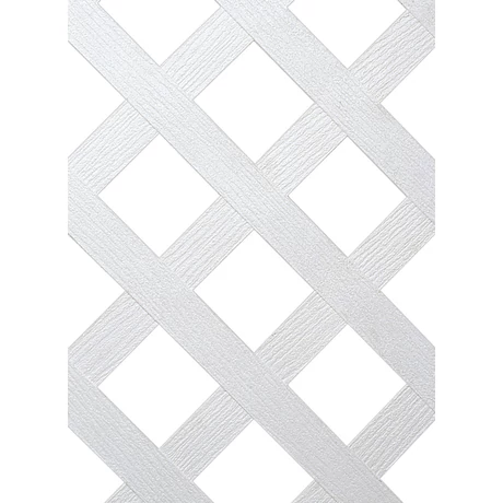 179102 CLASSIC dekoratív PP panel 65 x 65 apácarács mintázat fehér 1 x 2 m