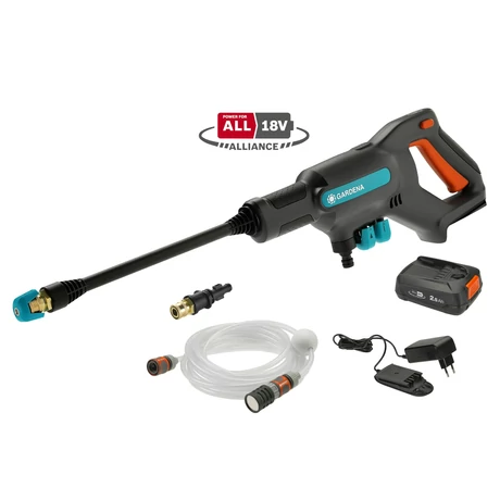 G14800-20 AquaClean 24/18V P4A Közepesnyomású mosó akkumulátorral