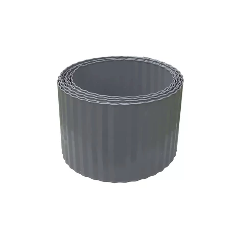 2017801 STEELY BORDURA galvanizált acél ágyásszegély  hullámos antracit 14 cm x 