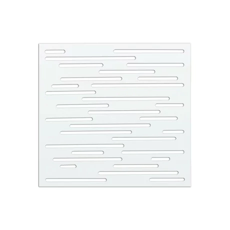 2019485 NAUTIC dekoratív PP panel  vonal mintázat fehér 1 x 1 m