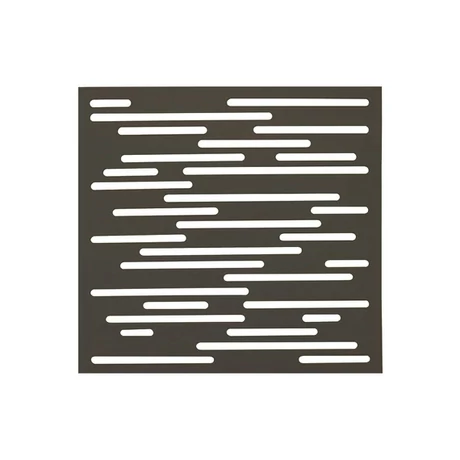 2019486 NAUTIC dekoratív PP panel  vonal mintázat rozsdabarna 1 x 1 m