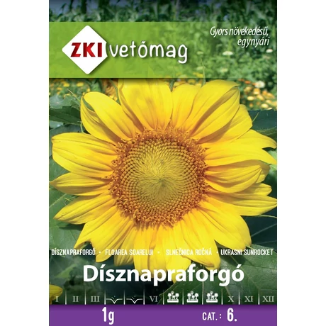 Z Virágmag Dísznapraforgó Sunspot egyszerű 1g