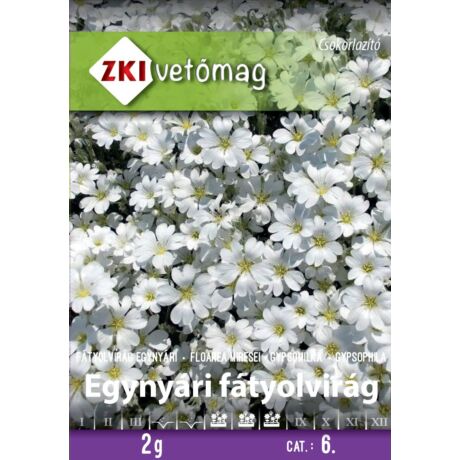 Z Virágmag Egynyári fátyolvirág Fehér 2g