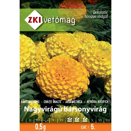 Z Virágmag Nagy bársonyvirág Színkeverék 0,5g