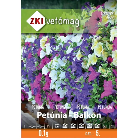 Z Virágmag Petúnia Balkon színkeverék 0,1g