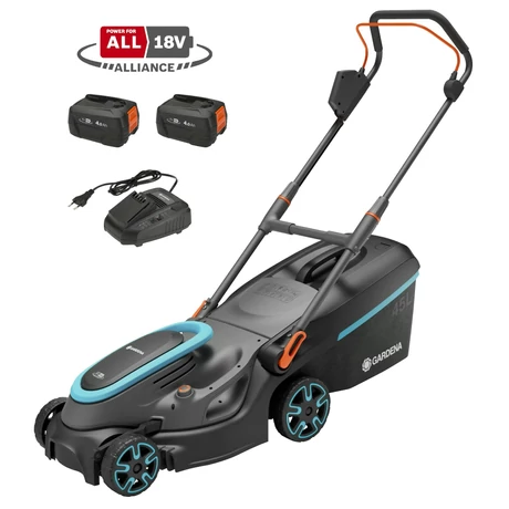 G14638-20 PowerMax 37/36V P4A Akkumulátoros fűnyíró akkumulátorral
