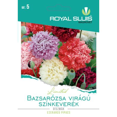 R Virág Pipacs Bazsarózsa virágú színkeverék 0,08g