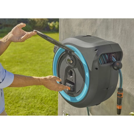 G18640-20 GARDENA PowerRoll XL Fali tömlődoboz P4A akkumulátorral