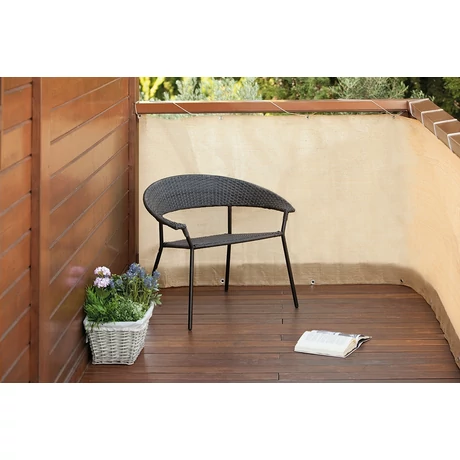 2021549 BALCONY CITY dekor,  árnyékoló fűzőlyukas homok 0,9 x 5 m