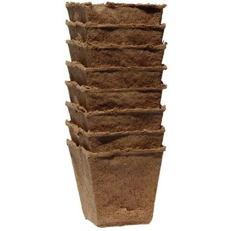 2020759 GROWING POTS tőzegcserép  természetes 8 x 8 cm