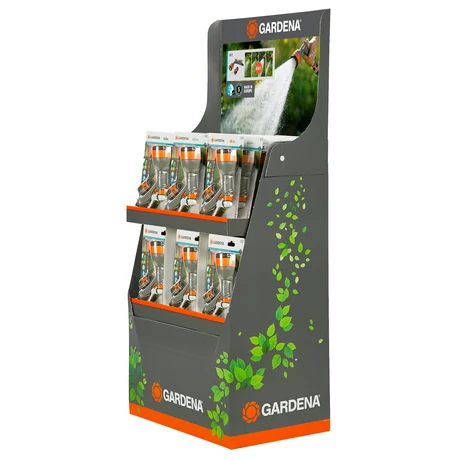 G18343-90 Classic többfunkciós locsoló displayben