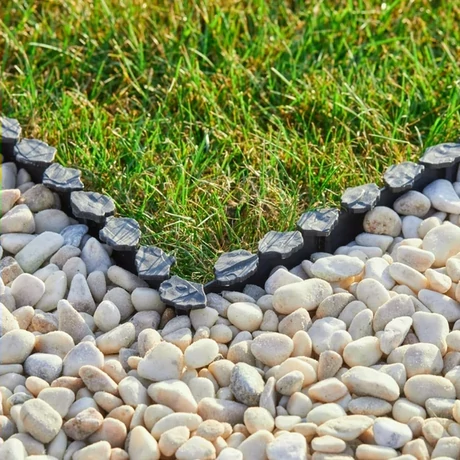 2023165 DECO BARRIERRugalmas, leszúrható ágyásszegély  Dekoratív, köves stílusú 