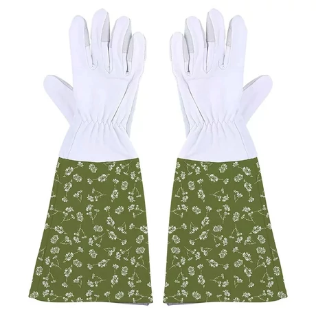 I JB019 Mintás, kerti hosszú szárú védőkesztyű, 39 cm