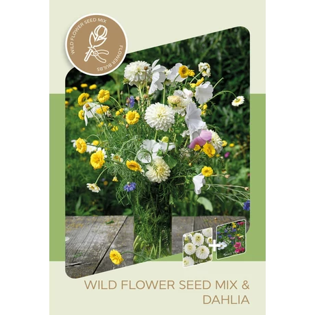 Vh09604 Vadvirág magkeverék + Dahlia White Onesta 1db/cs