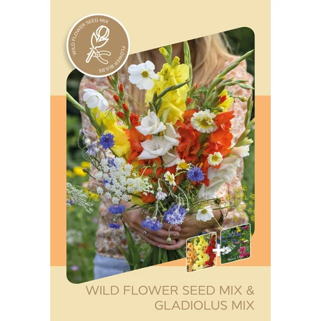Vh09607 Vadvirág magkeverék + Gladiolus Bold Colour Mixed 10db/cs