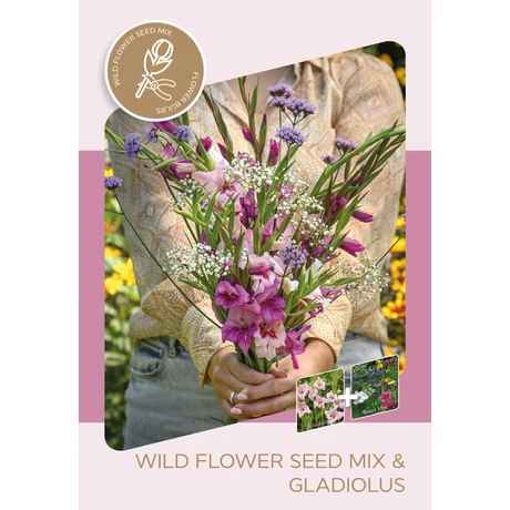 Vh09609 Vadvirág magkeverék + Gladiolus Pink Purple Mixed 10db/cs
