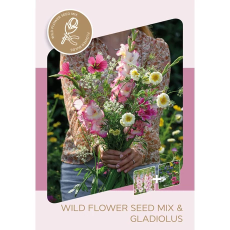 Vh09610 Vadvirág magkeverék + Gladiolus Priscilla 10db/cs