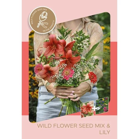 Vh09614 Vadvirág magkeverék + Liliom Asiatic Red 2db/cs