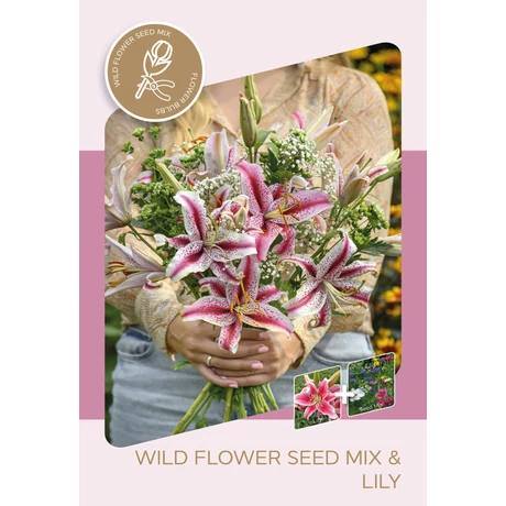 Vh09615 Vadvirág magkeverék + Liliom Stargazer 2db/cs