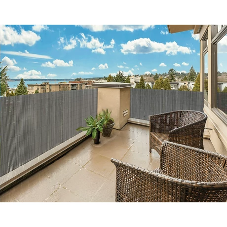 2022559 SURFCANE 20Kétoldalas, hullámos profilú műanyag nádkerítés  19 mm profil