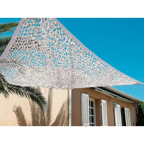 2010125 SAHARA kifordítható árnyékoló háló  120 g/m2 fehér – világosszürke 3 x 4